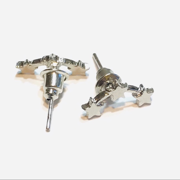 NEW Constellation 3 Star Earrings-Silver Plated - Picture 3 of 4